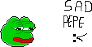 Sad Pepe Pixel Art, Hd Png Download PNG Image