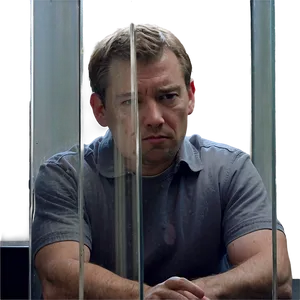 Sad Person Behind Glass Png Cvf PNG Image