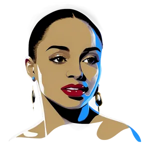 Sade Singer Illustration Png Jsg92 PNG Image