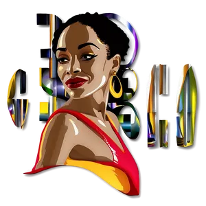 Sade Singer Illustration Png Mnj PNG Image