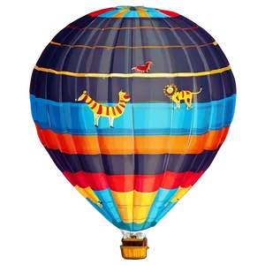 Safari Hot Air Balloon PNG Swl PNG