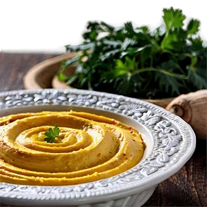 Saffron Infused Hummus PNG Lko PNG