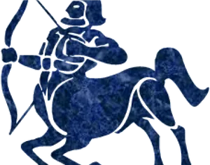 Sagittarius Zodiac Sign Artwork PNG Image