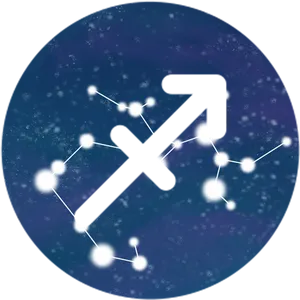 Sagittarius Zodiac Sign Constellation PNG Image