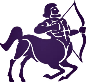 Sagittarius Zodiac Silhouette PNG Image