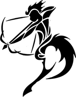 Sagittarius Zodiac Silhouette PNG Image