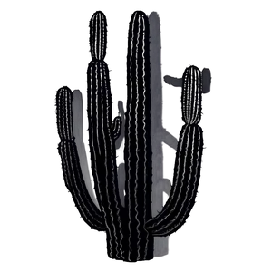 Saguaro Cactus Silhouette Png Wwm PNG Image