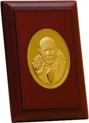 Sai Baba Relief Plaque PNG Image