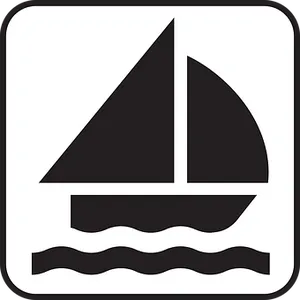 Sailboat Symbol Icon PNG Image