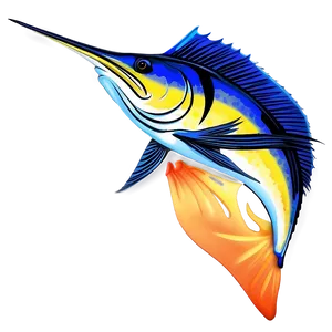 Sailfish Sunset Background Png Txr PNG Image