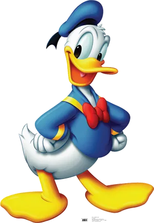 Sailor Duck Cartoon Character PNG Image