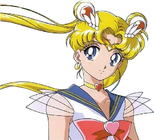 Sailor Moon Classic Anime Portrait PNG Image