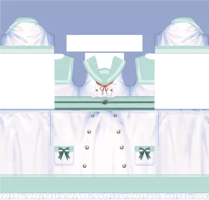Sailor Uniform Design Texture PNG