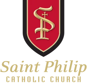 Saint Philip Catholic Church Logo PNG Image