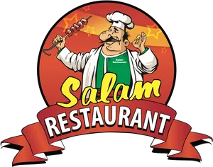 Salam Restaurant Logo PNG Image