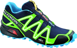 Salomon Trail Running Shoe PNG Image