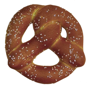 Salted Pretzel Isolated Background PNG Image