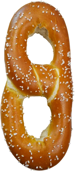 Salted Pretzel Snack Isolated.png PNG Image