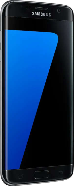 Samsung Edge Smartphone Display PNG Image