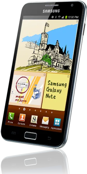 Samsung Galaxy Note Original Display PNG Image