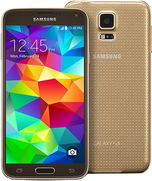 Samsung Galaxy S5 Smartphone PNG Image