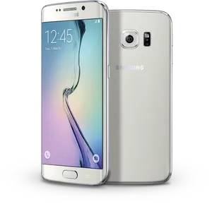 Samsung Galaxy S6 Edge Product Showcase PNG Image