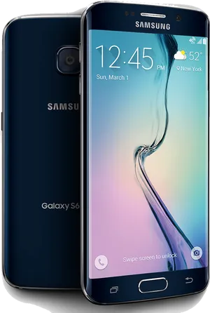 Samsung Galaxy S6 Smartphone Display PNG Image