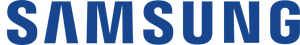 Samsung Logo Blue Background PNG Image