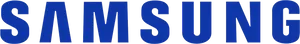 Samsung Logo Blue Background PNG Image