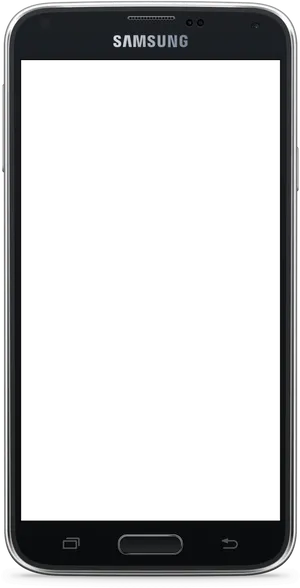 Samsung Smartphone Blank Screen PNG Image