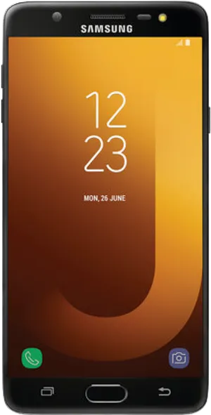 Samsung Smartphone Display Clock PNG
