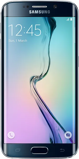 Samsung Smartphone Display Wallpaper PNG Image