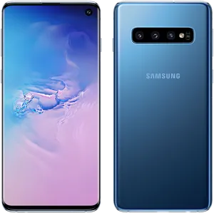 Samsung Smartphone Front Back View PNG Image