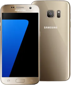 Samsung Smartphone Front Back View PNG Image