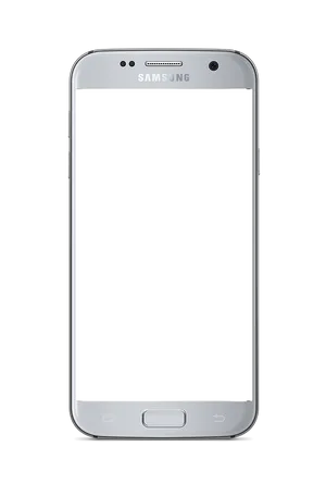 Samsung Smartphone Front View PNG Image