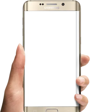 Samsung Smartphone Heldin Hand PNG Image