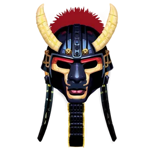 Samurai Helmet Art Png Ybo PNG Image