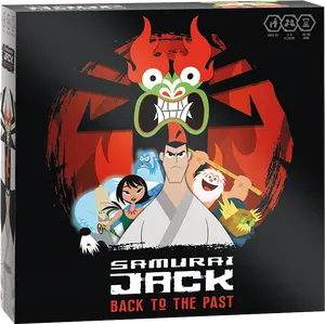 Samurai Jack Board Game Box Art PNG Image