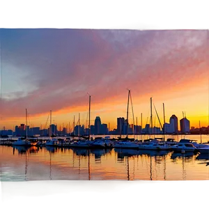 San Diego Harbor Sunset Png Lyi PNG Image