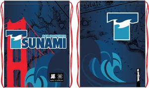 San Francisco Tsunami Graphic Design PNG Image