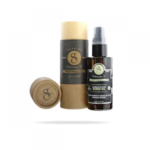 Sandalwood Beard Care Products PNG Image