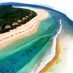 Sandy Beach Aerial View Png 18 PNG Image