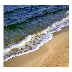 Sandy Shoreline Waves Png Qgf6 PNG Image