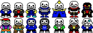 Sans_ Variations_ Pixel_ Art PNG Image