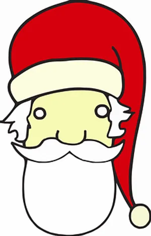 Santa Claus Sketch Illustration PNG Image