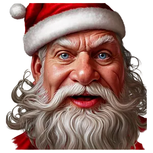 Santa Face Art Png Kat PNG Image