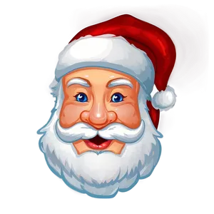 Santa Face Clipart Png 06282024 PNG Image