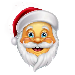 Santa Face Emoji Png 06282024 PNG Image