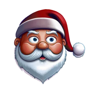 Santa Face Png 06282024 PNG Image