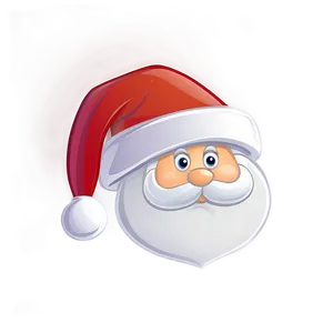 Santa Hat Cartoon Decoration Png Qch13 PNG Image